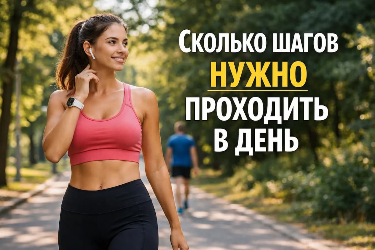 Сколько шагов нужно проходить в день