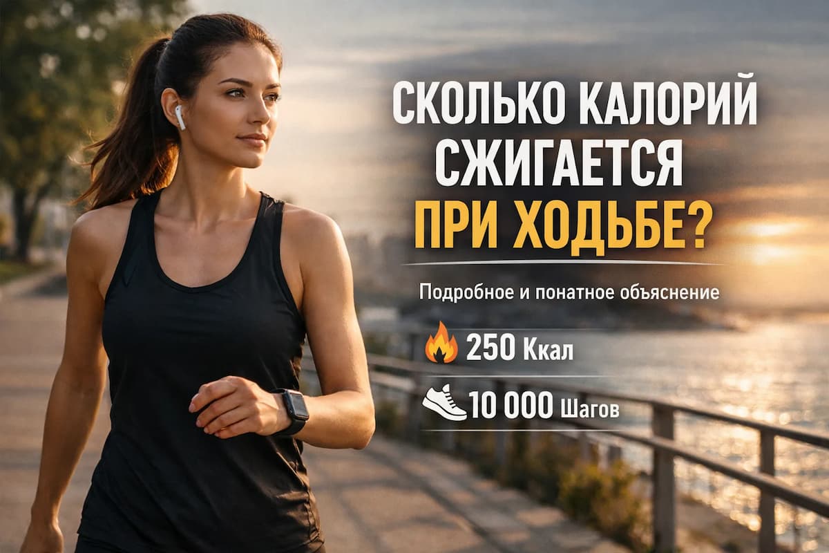 Сколько калорий сжигается при ходьбе: подробное и понятное объяснение