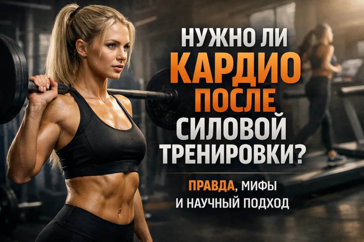 Нужно ли кардио после силовой тренировки: правда, мифы и научный подход