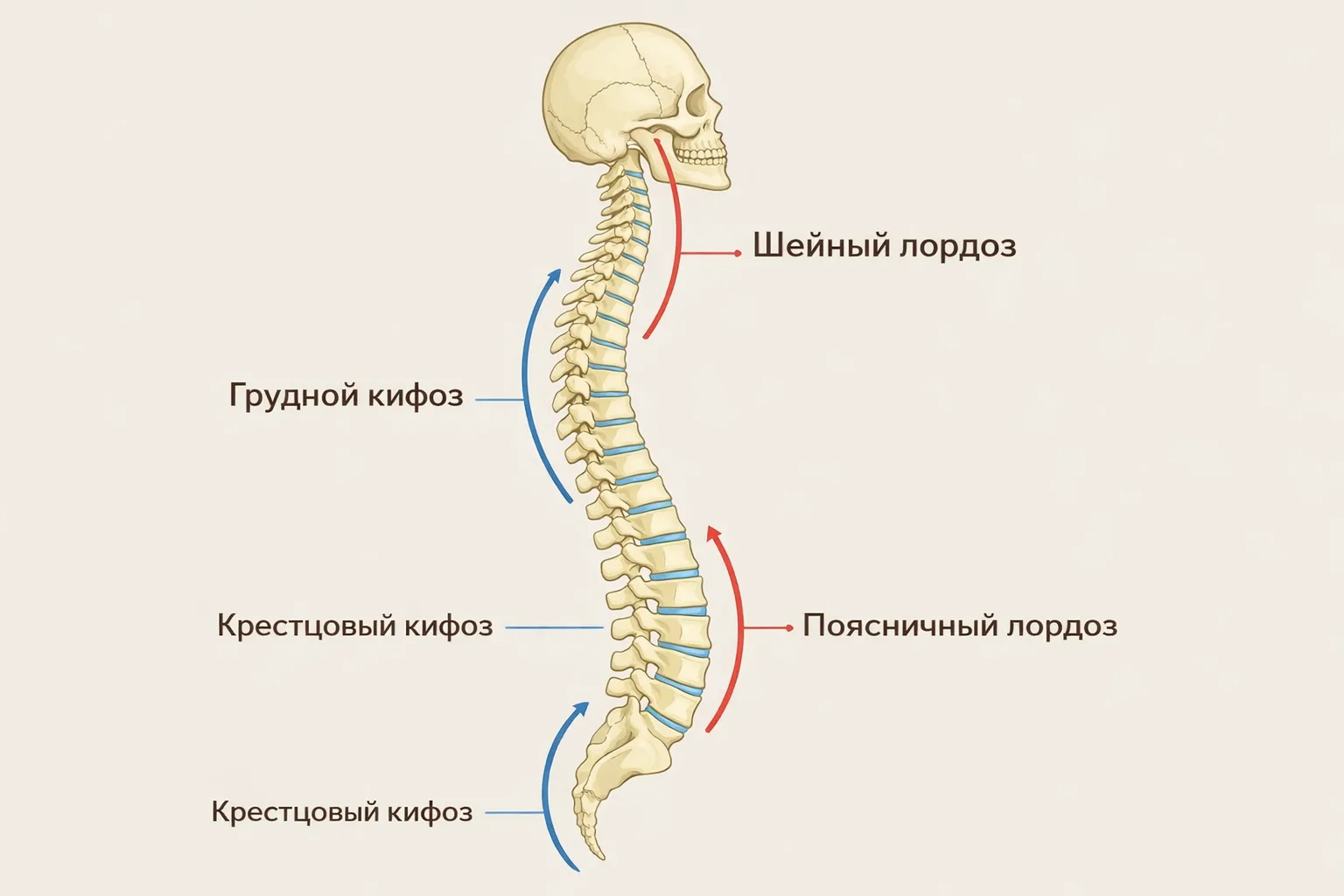 Физиологические изгибы позвоночника