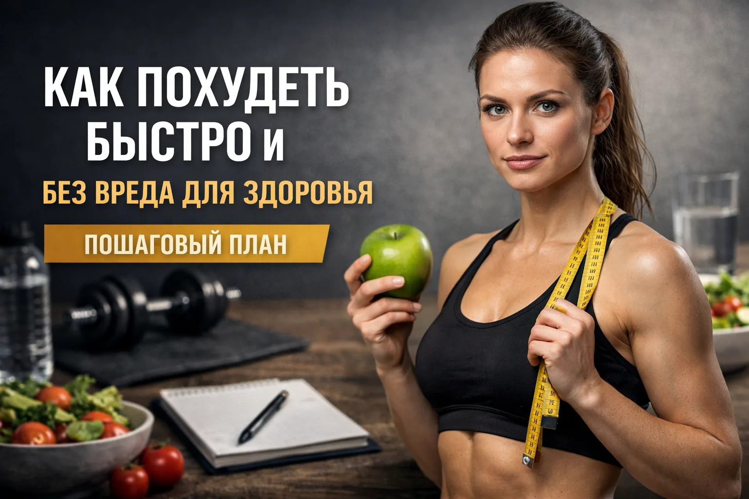 Как похудеть быстро и без вреда для здоровья: пошаговый план