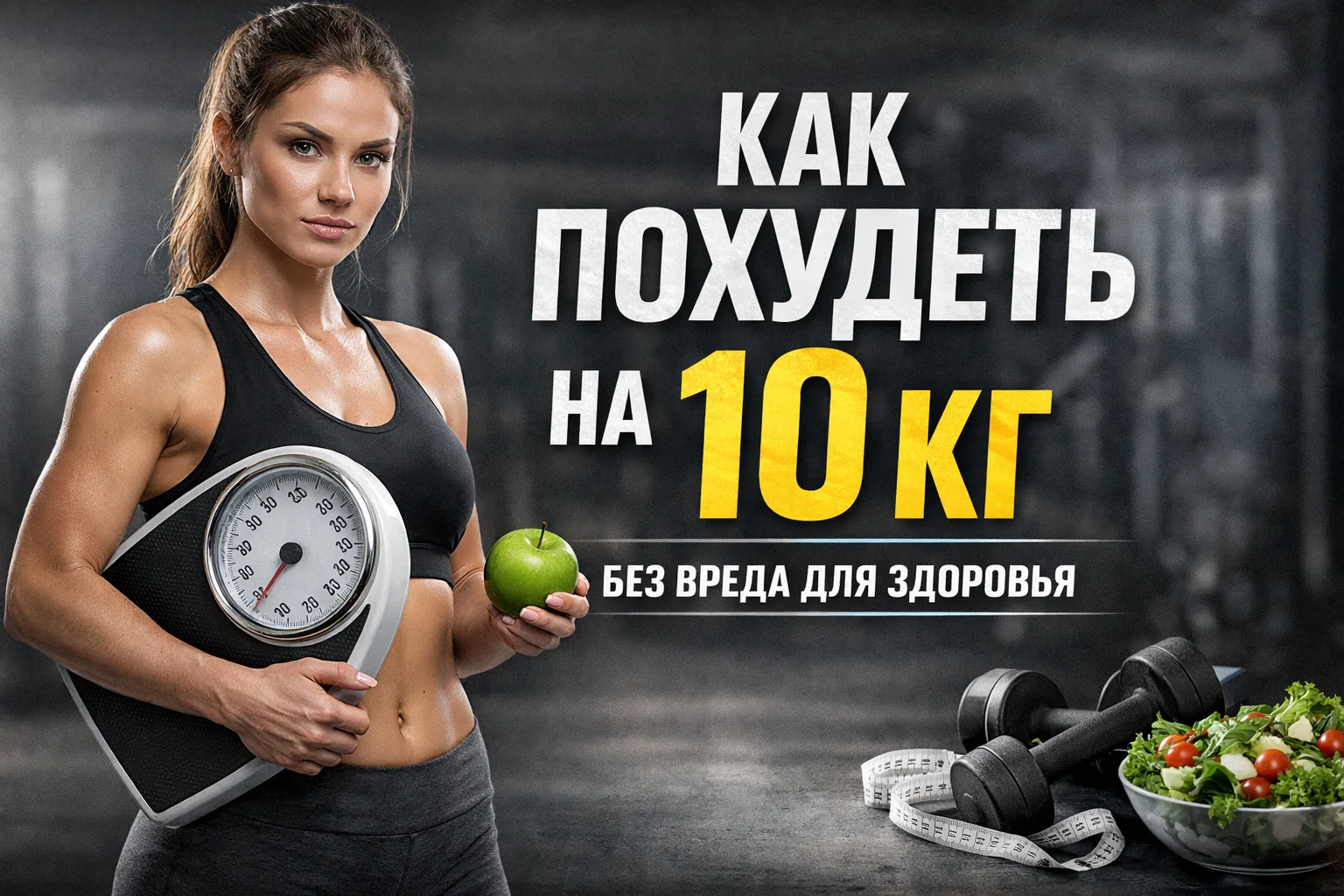 Как похудеть на 10 кг без вреда для здоровья