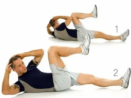 Диагональное скручивание («Колено-локоть»)