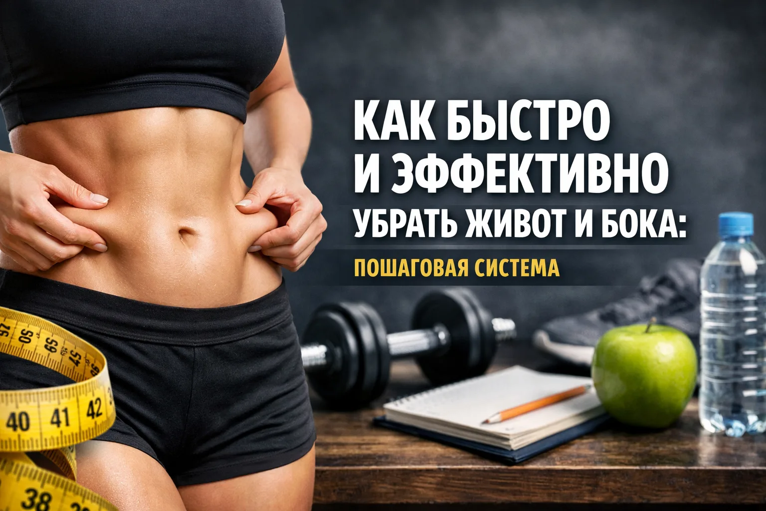 Как быстро и эффективно убрать живот и бока: пошаговая система