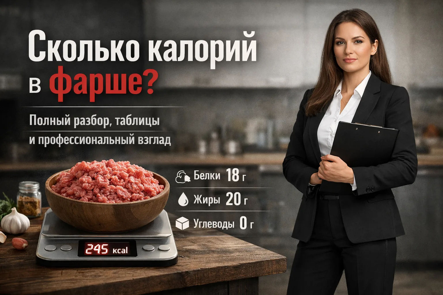Сколько калорий в фарше: полный разбор, таблицы и профессиональный взгляд