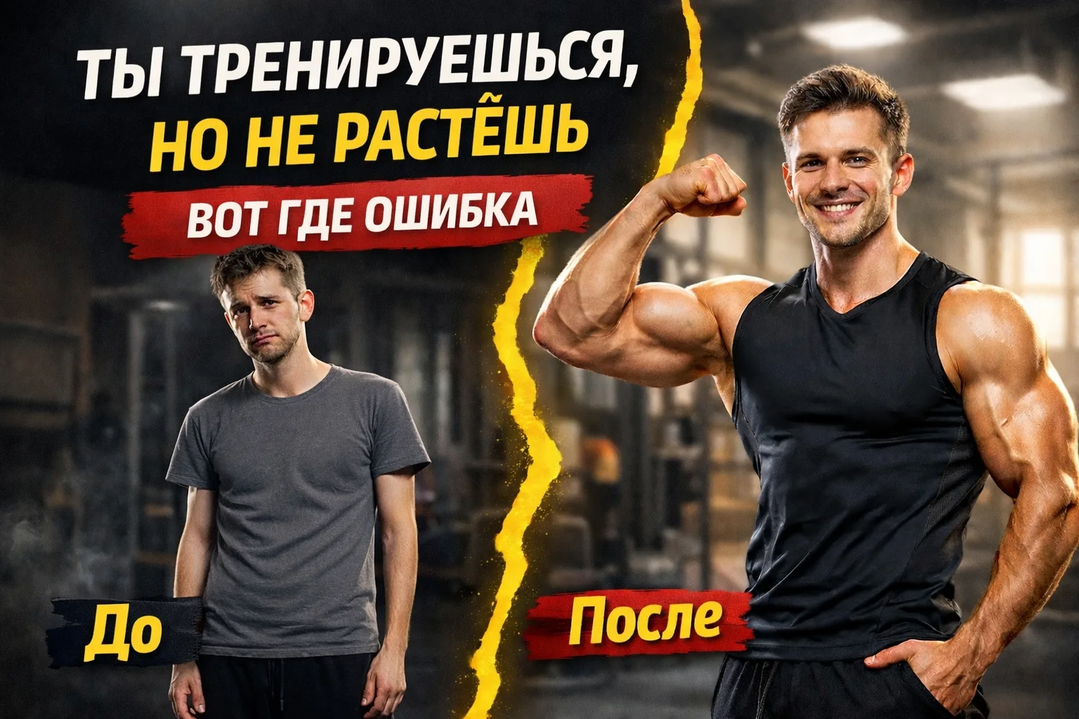 Вот почему ваши мышцы не растут - самые частые ошибки